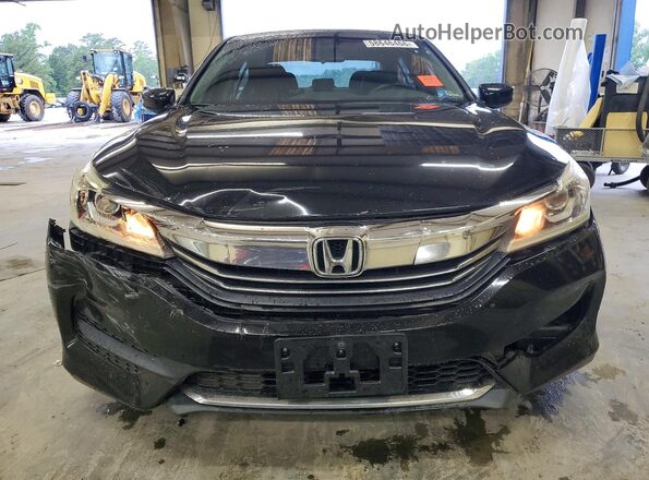 1HGCR2F32GA030445 2016 HONDA ACCORD Black Widok z przodu