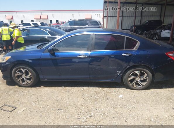 1HGCR2F32GA037685 2016 HONDA ACCORD Blue Widok z przodu
