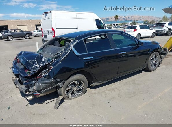 1HGCR2F32GA083887 2016 HONDA ACCORD Black Trasero derecho