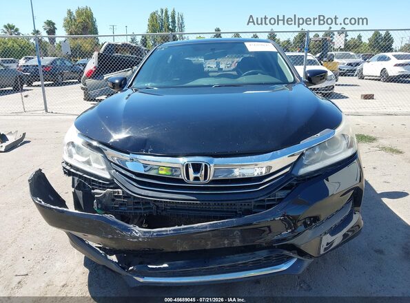 1HGCR2F32GA083887 2016 HONDA ACCORD Black Vista del cuadro de instrumentos