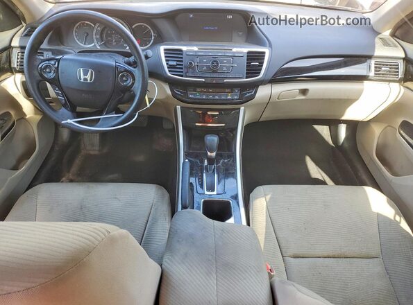 1HGCR2F32GA090239 2016 HONDA ACCORD Beige Առջևի վահանակի տեսք