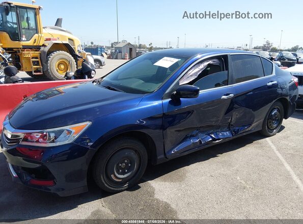 1HGCR2F32GA231097 2016 HONDA ACCORD Blue წინა ხედი