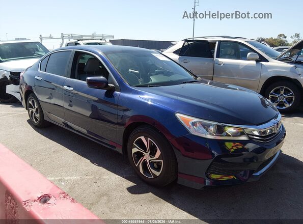1HGCR2F32GA231097 2016 HONDA ACCORD Blue უკანა სალონის ხედი