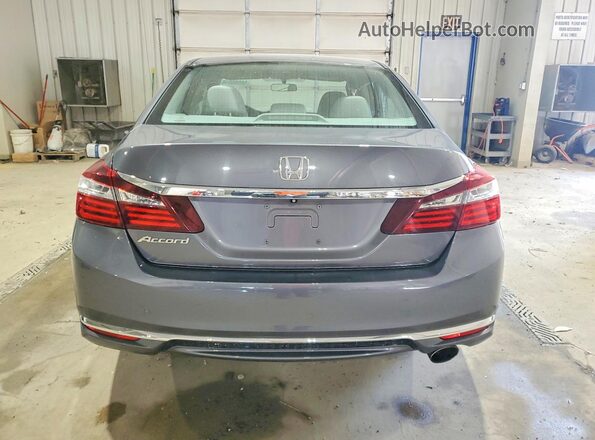 1HGCR2F32HA065455 2017 HONDA ACCORD Серый Вид сзади