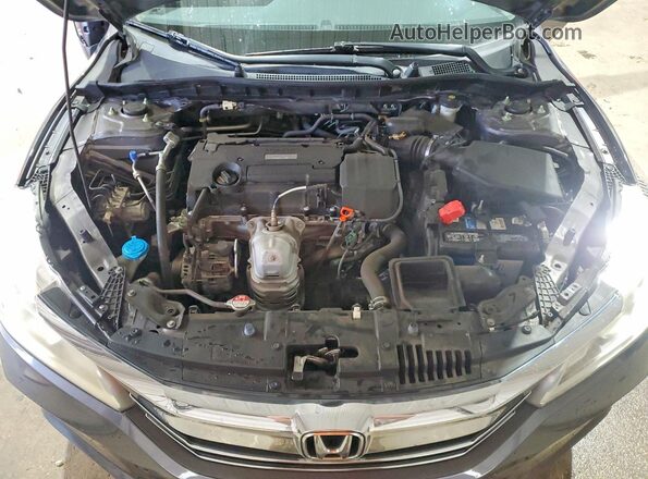 1HGCR2F32HA065455 2017 HONDA ACCORD Серый Вид задней части салона