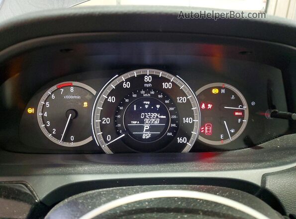 1HGCR2F32HA065455 2017 HONDA ACCORD Серый Вид щитка приборов