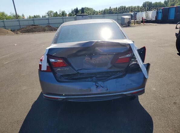 1HGCR2F32HA139425 2017 HONDA ACCORD Gray Widok z tyłu