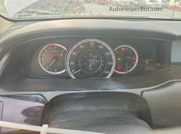 1HGCR2F32HA142678 2017 HONDA ACCORD White Widok zestawu wskaźników