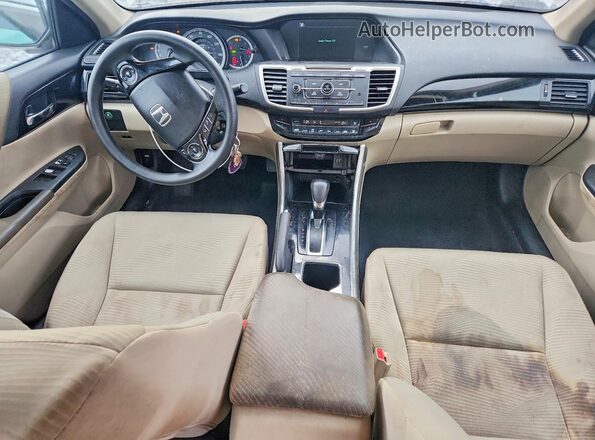 1HGCR2F32HA142678 2017 HONDA ACCORD White Widok deski rozdzielczej