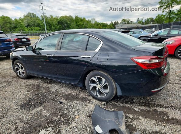 1HGCR2F32HA156998 2017 HONDA ACCORD Black უკანა მარცხენა