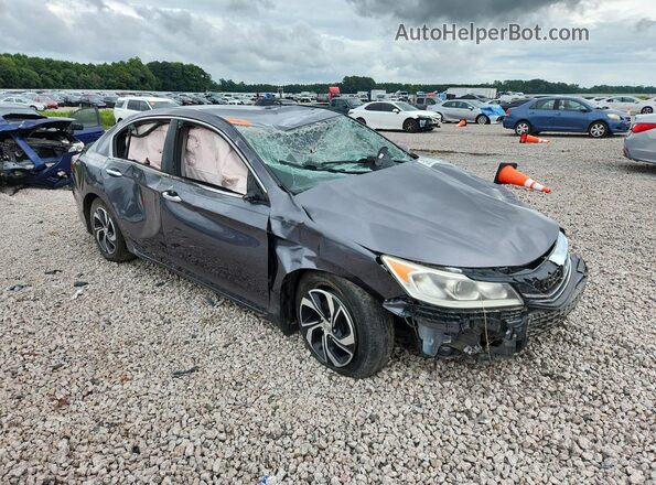 1HGCR2F32HA206198 2017 HONDA ACCORD Серый Передняя правая четверть