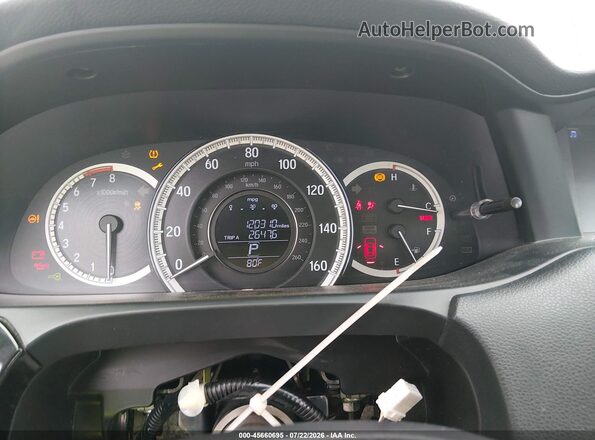 1HGCR2F32HA224409 2017 HONDA ACCORD White Widok tylnych siedzeń