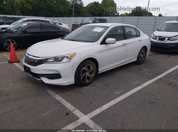 1HGCR2F32HA224409 2017 HONDA ACCORD White Przód lewy