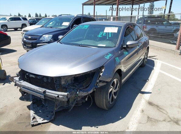 1HGCR2F32HA236124 2017 HONDA ACCORD Gray Front left