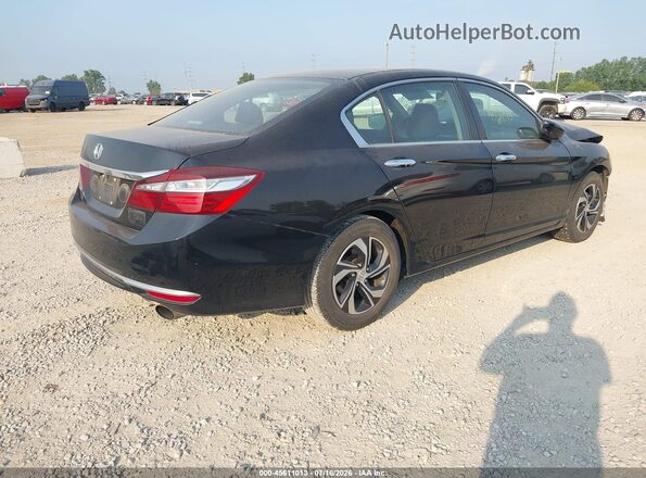1HGCR2F33GA005165 2016 HONDA ACCORD Black Tył prawy
