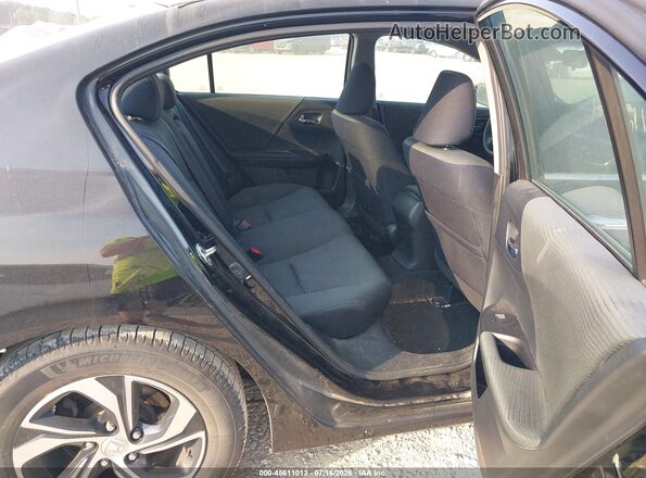 1HGCR2F33GA005165 2016 HONDA ACCORD Black Widok naklejki z numerem VIN