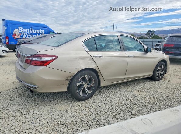 1HGCR2F33GA067262 2016 HONDA ACCORD Tan Հետևի աջ