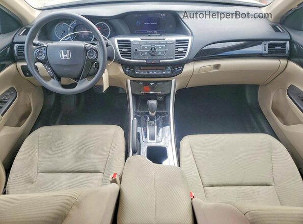1HGCR2F33GA067262 2016 HONDA ACCORD Tan Առջևի վահանակի տեսք