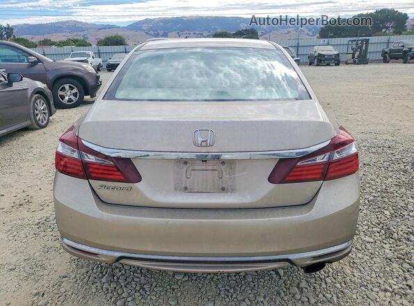 1HGCR2F33GA067262 2016 HONDA ACCORD Tan Հետևի տեսք