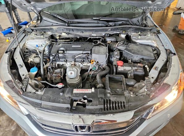 1HGCR2F33GA076026 2016 HONDA ACCORD Серебряный Вид задней части салона