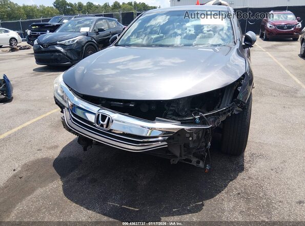 1HGCR2F33GA086880 2016 HONDA ACCORD Gray წინა ხედი