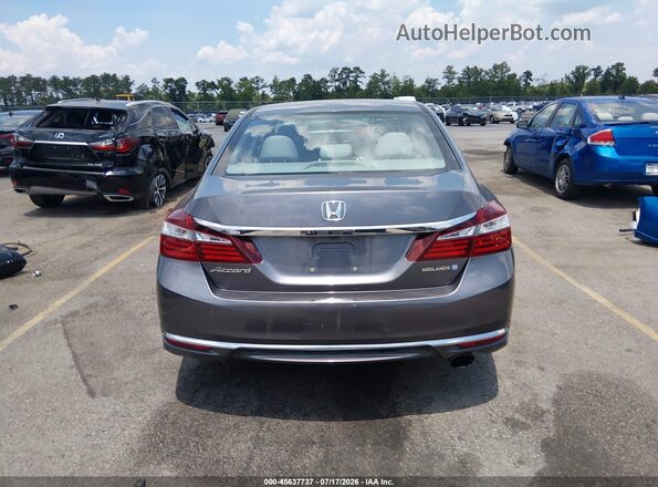 1HGCR2F33GA086880 2016 HONDA ACCORD Gray 