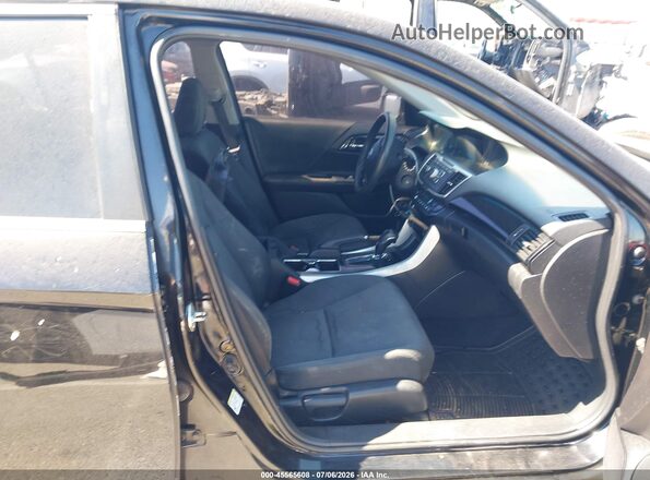 1HGCR2F33HA055338 2017 HONDA ACCORD Черный Вид салона спереди