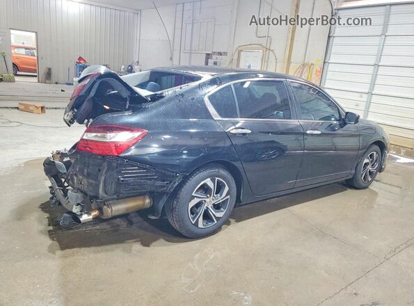 1HGCR2F33HA078506 2017 HONDA ACCORD Black Tył prawy