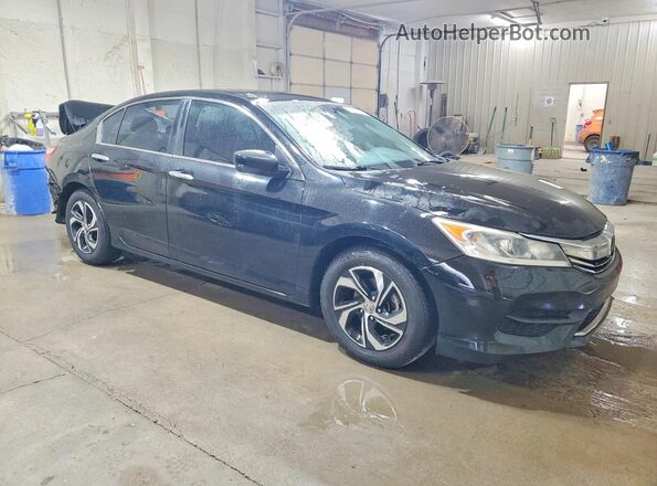 1HGCR2F33HA078506 2017 HONDA ACCORD Black Przód prawy