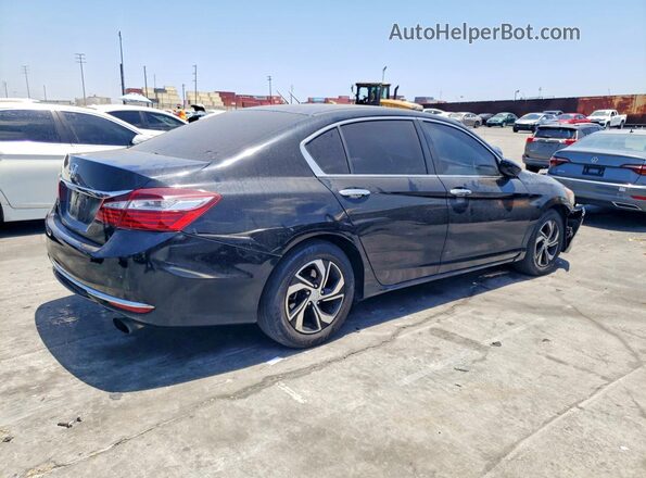 1HGCR2F33HA217100 2017 HONDA ACCORD Black Tył prawy