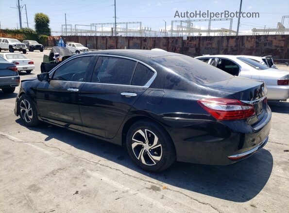 1HGCR2F33HA217100 2017 HONDA ACCORD Black Tył lewy