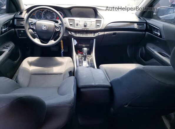 1HGCR2F33HA217100 2017 HONDA ACCORD Black Widok deski rozdzielczej