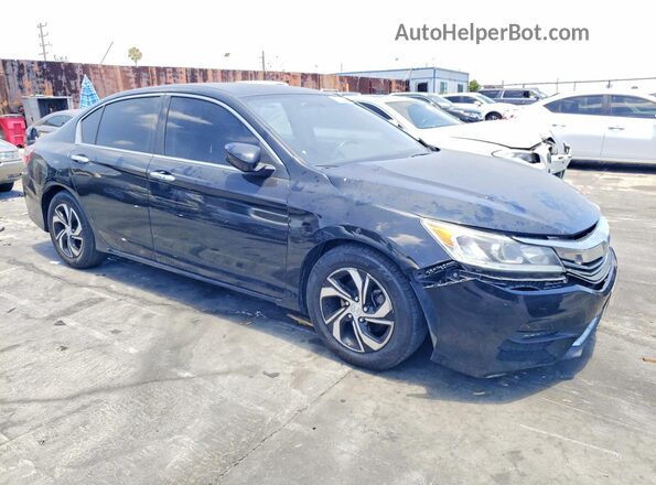 1HGCR2F33HA217100 2017 HONDA ACCORD Black Przód prawy