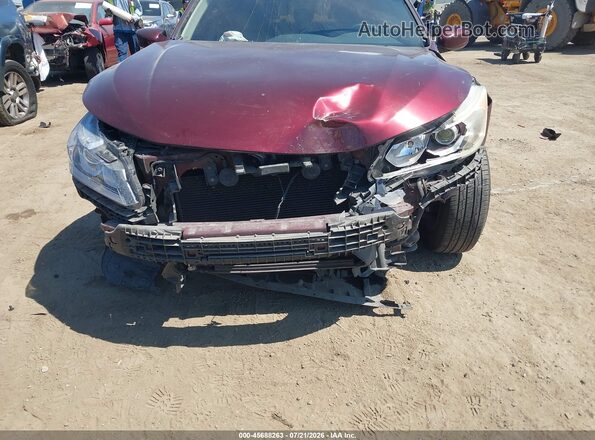 1HGCR2F34GA030611 2016 HONDA ACCORD Red Դիմացի տեսք