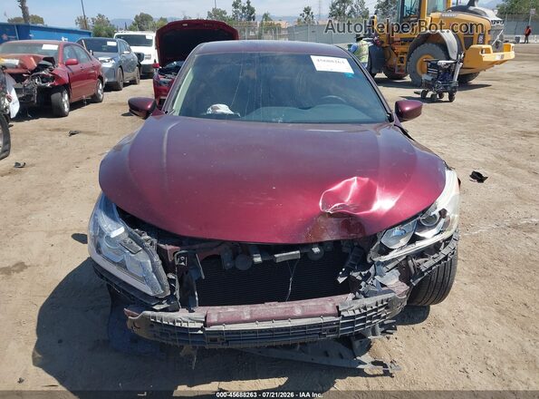 1HGCR2F34GA030611 2016 HONDA ACCORD Red Սալոնի հետևի տեսք