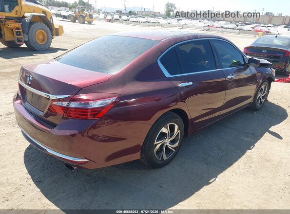 1HGCR2F34GA030611 2016 HONDA ACCORD Red Հետևի աջ