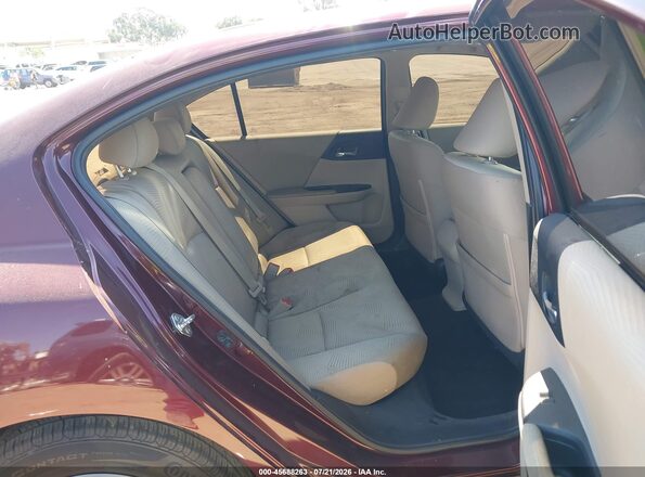 1HGCR2F34GA030611 2016 HONDA ACCORD Red VIN կոդի պիտակի տեսք