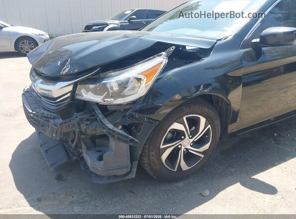 1HGCR2F34GA096673 2016 HONDA ACCORD Black Widok z przodu