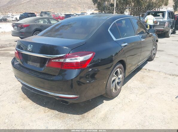 1HGCR2F34GA096673 2016 HONDA ACCORD Black Tył prawy