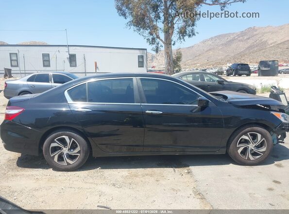 1HGCR2F34GA096673 2016 HONDA ACCORD Black Widok wnętrza z tyłu