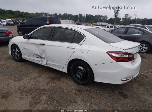 1HGCR2F34GA123113 2016 HONDA ACCORD White Rear left