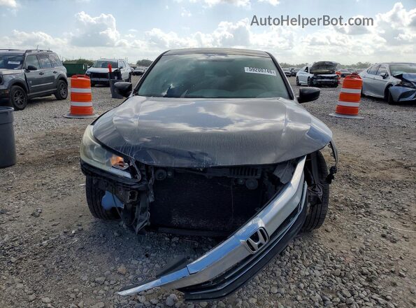 1HGCR2F34GA211840 2016 HONDA ACCORD Black Front view