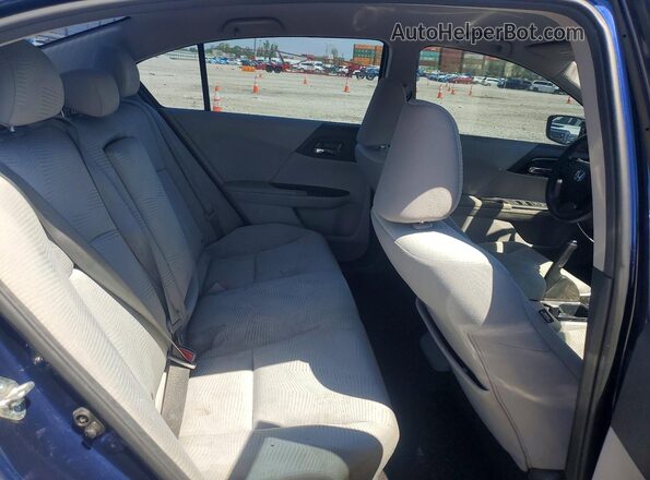 1HGCR2F34HA000378 2017 HONDA ACCORD Blue Rear seats view