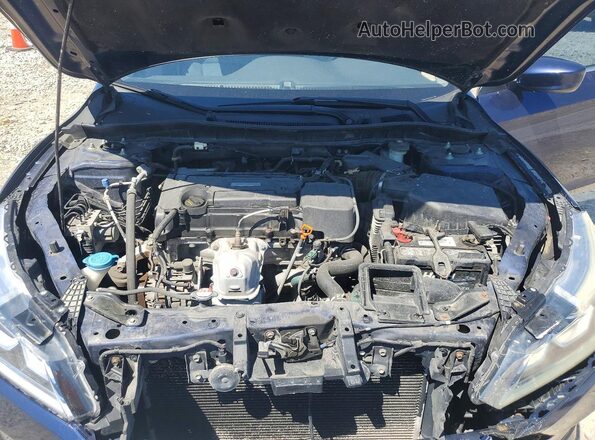 1HGCR2F34HA000378 2017 HONDA ACCORD Blue Rear interior view