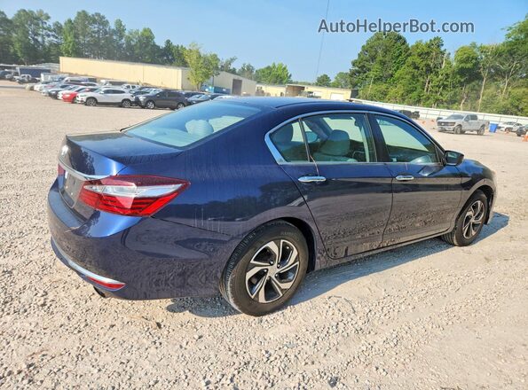 1HGCR2F34HA145808 2017 HONDA ACCORD Blue Trasero derecho