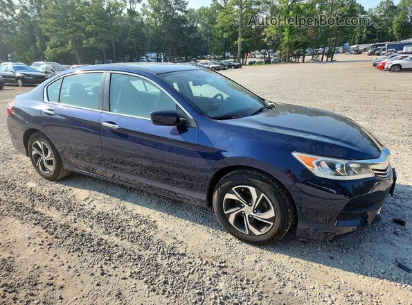 1HGCR2F34HA145808 2017 HONDA ACCORD Blue Delantero derecho