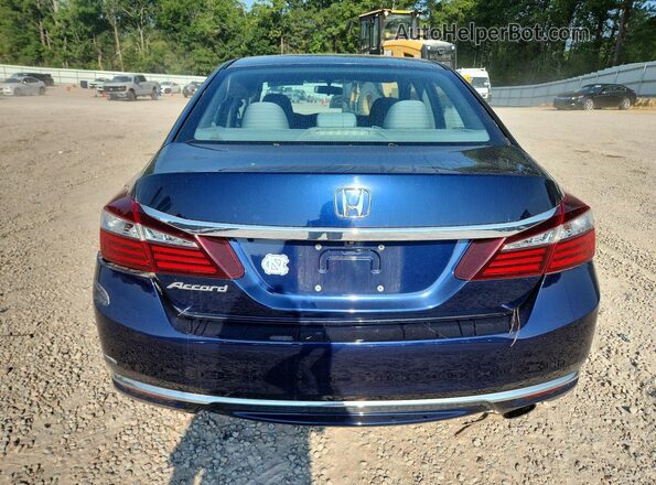 1HGCR2F34HA145808 2017 HONDA ACCORD Blue Vista trasera