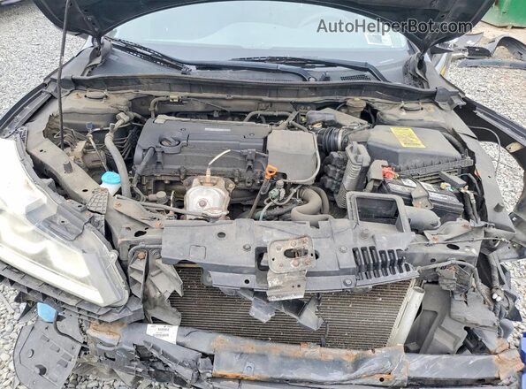 1HGCR2F34HA159725 2017 HONDA ACCORD Black Вид задньої частини салону