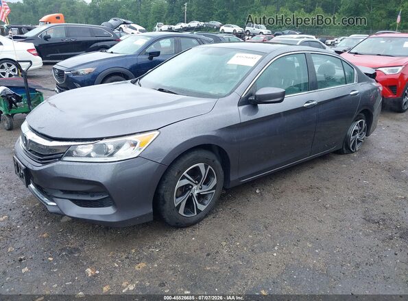 1HGCR2F34HA264085 2017 HONDA ACCORD Gray Vista tres cuartos delantera izquierda