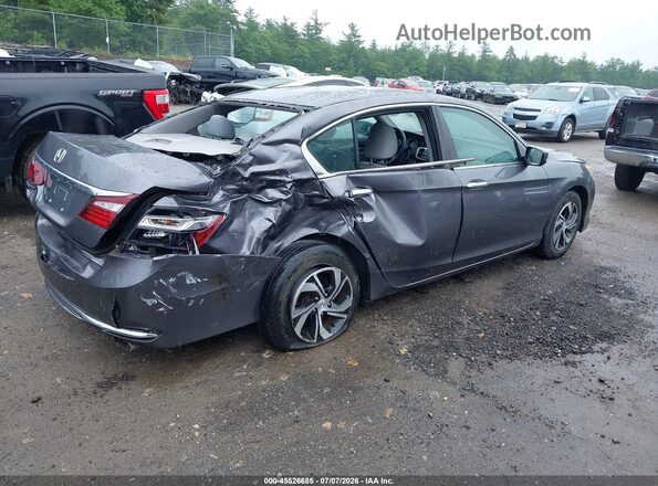1HGCR2F34HA264085 2017 HONDA ACCORD Gray Trasero derecho
